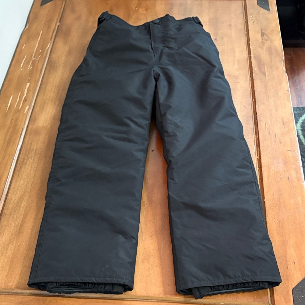 Place NWT Black Ski Snowboarding Winter Pants Size 8